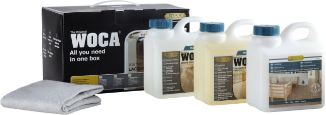 WOCA Clean and Care Kit for Oiled Floors - White