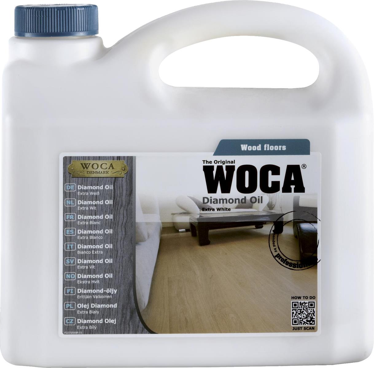 WOCA Diamond Oil Extra White 2.5L