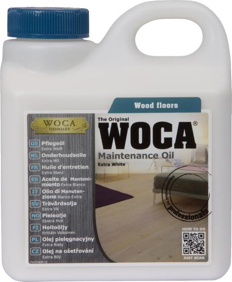 WOCA Maintenance Oil Extra White 1L