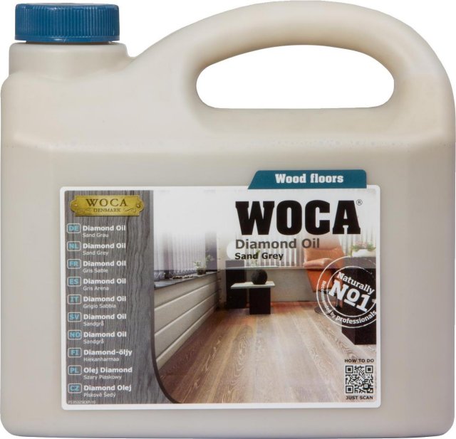 WOCA Diamond Oil Sand Grey 2.5L